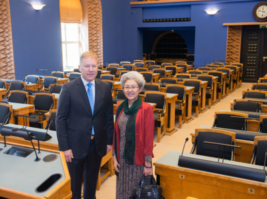 Kohtumine Hiina Rahvavabariigi Rahvakongressi väliskomisjoni esimehe Fu Yingiga ja teda saatva delegatsiooniga